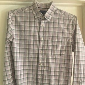 Apt 9 Collard Button Down Dress Shirt Purple